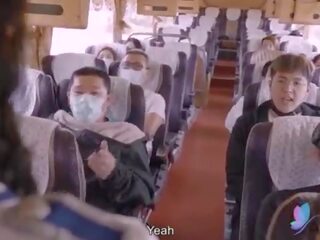 X topplista video- tour tåg med bystiga asiatiskapojke hora original- kinesiska av smutsiga film med engelska sub