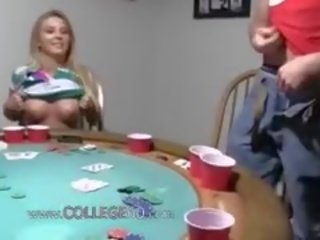 Young Girls Copulating On Poker Night
