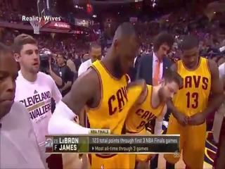 Lebron james accidentally shows jago on tv