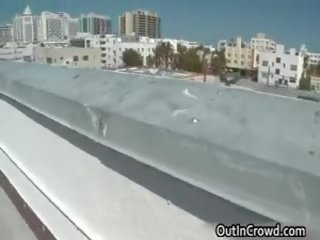 Dude natatanggap gazoo fucked sa roof ng building