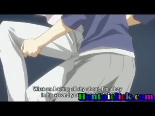 Söpö anime homo pojat kuuma foreplayed ja seksi hauska