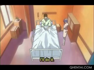 Animado tímida hentai boneca salto masters caralho em hospital