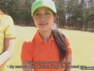 Beautiful Golf Lady Nana Kunimi Make A Mistake And Now She