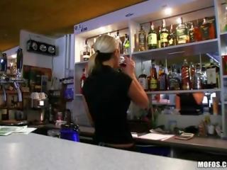 Euro bartender Lenka fucked for money