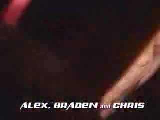 Alex Chris Braden having an hot stimulating threesome 3/6