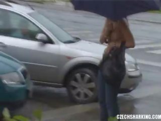 CZECH AMATEUR GIRLS SHARKED ON THE STREETS