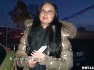 Hot chick fucked a car dealer for money