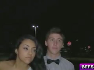 BFFs Gets Prom Night Sex In The Limo