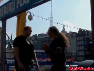 Real amsterdam prostitute swallows load
