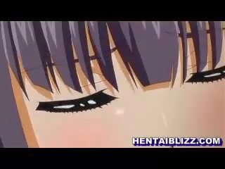 Koolitüdruk anime kuum imemine riist sisse a klassiruum
